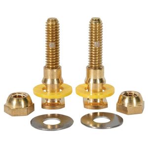 Fluidmaster 5/16 in. Adjustable Brass Toilet Bolt Setimage