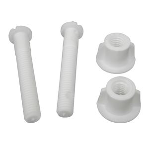 ProSource 5/16 in. x 2-1/4 in. Adjustable White Toilet Seat Boltimage