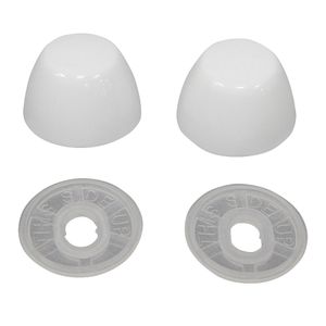 Prosource Round White Toilet Bolt Capimage