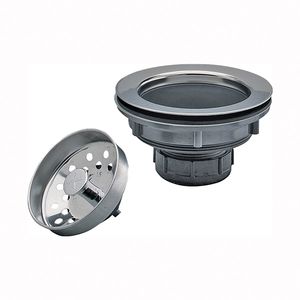 Plumb Pak 3-1/2 in. Plastic Basket Strainer with Stainless Steel Rimimage