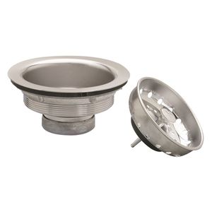 Plumb Pak 3-1/2 in. Fixed Post Stainless Steel Sink Strainer Assemblyimage