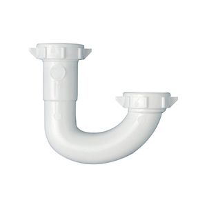 Plumb Pak 1-1/4 in. White Plastic Slip-Joint J-Bendimage