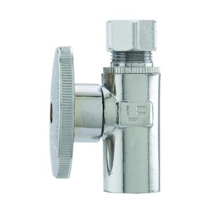 Plumb Pak 1/2 in. Copper Sweat x 3/8 in. Compression Straight Shut-Off Valveimage