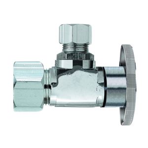 Plumb Pak 5/8 in. Nom. x 1/4 in. Compression Angle Shut-Off Valveimage