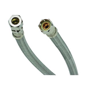 Fluidmaster 3/8 in. x 3/8 in. x 12 in. Stainless Steel Sink Supply Lineimage