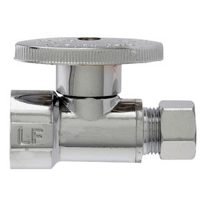 Plumb Pak 1/2 in. x 3/8 in. Quarter-Turn Straight Shut-Off Valveimage