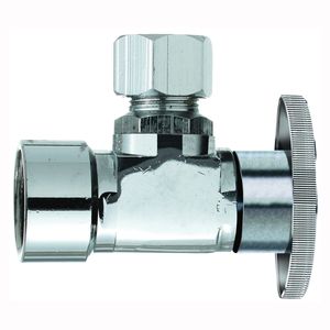 Plumb Pak 3/8 in. FIP x 3/8 in. OD Compression Angle Shut-Off Valveimage