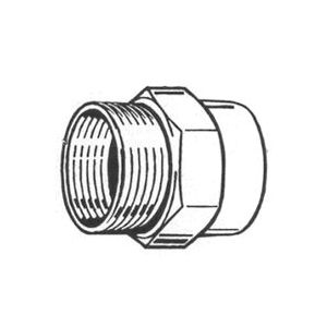 Plumb Pak 3/4 in. FHT x 3/4 in. MPT or 1/2 in. FIPT Brass Hose Adapterimage