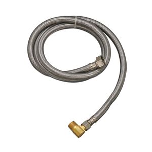 Plumb Pak 1/2 in. Female Iron Pipe Thread x 3/8 in. Male Iron Pipe x 48 in. Stainless Steel Dishwasher Connectorimage
