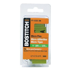 Bostitch 1 in. x 23-Gauge Headless Micro Pin Nailsimage