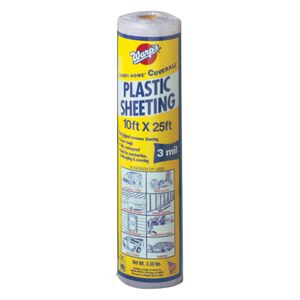 Warps 10 ft. x 25 ft. 3 mil Clear Poly Filmimage