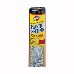 Warps 10 ft. x 25 ft. 6 mil Black Poly Filmimage