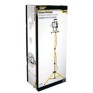 PowerZone 40 in. 500W Halogen Tripod Work Lightimage