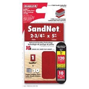Diablo 2-3/4 in. 120 Grit Hook and Loop Sanding Sheetimage