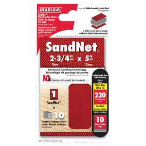 Diablo 2-3/4 in. 220 Grit SandNet Hook and Loop Sanding Sheetimage