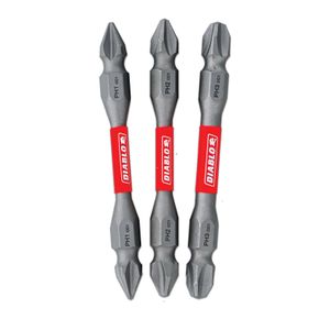 Diablo 2-3/8 in. 3-Piece Double-Ended Phillips Insert Bit Setimage