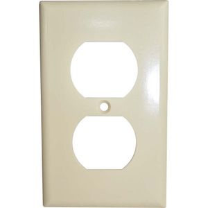 Duplex Receptacle Wall Plate Ivoryimage