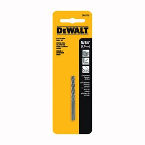 Dewalt 5/64 in. Black Oxide Jobber Drill Bitimage