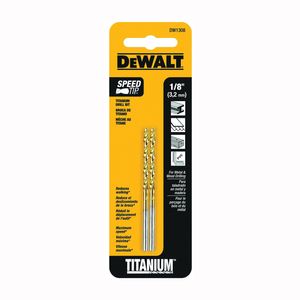 DeWALT 1/8 in. Titanium Jobber Drill Bitimage