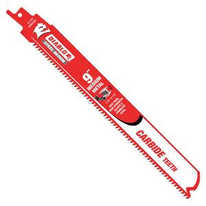 Diablo 9 in. Carbide Tipped Reciprocating Saw Bladeimage