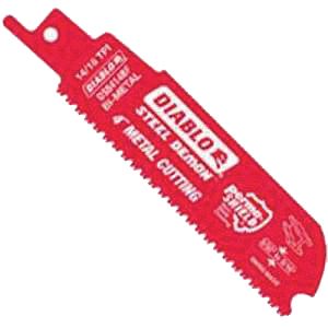 Diablo 4 in. 14/18 TPI Bi-Metal Demolition Reciprocating Saw Blade, 2-Packimage