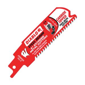 Diablo 4 in. 8 TPI Carbide Reciprocating Saw Bladeimage