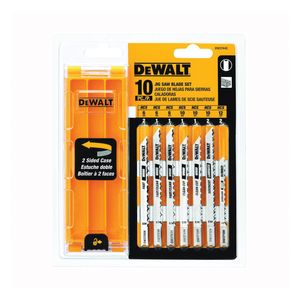 Dewalt U-Shank Jig Saw Blade Assortment Set, 10-Pieceimage