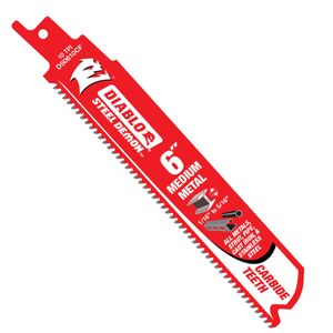 Diablo 6 in. 10 TPI Carbide Tipped Medium Metal Cutting Reciprocating Saw Blade, 3-Pieceimage