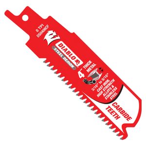 Diablo 4 in. 8 TPI Reciprocating Saw Blade, 3-Pieceimage
