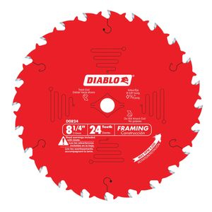 Diablo 8-1/4 in. 24-Tooth Circular Saw Bladeimage