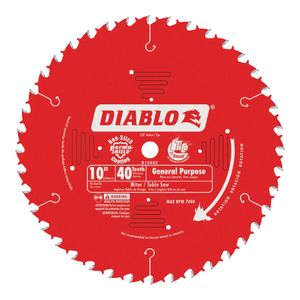 Diablo 10 in. 40-Tooth Circular Saw Bladeimage