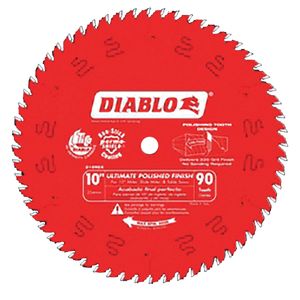 Diablo 10 in. 90-Tooth Ultra Fine Finish Circular Saw Bladeimage