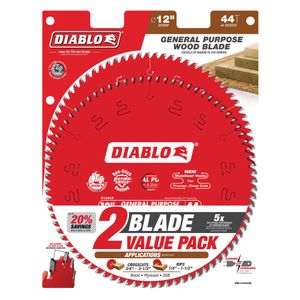 Diablo 12 in. 44-Tooth General Purpose Saw Bladeimage