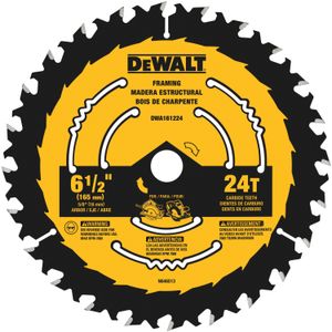 DEWALT 6-1/2 in. 18 and 24 TPI Combination Circular Saw Bladeimage
