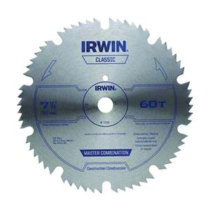 Irwin 7-1/4 in. 60 Tooth Combination Circular Saw Bladeimage