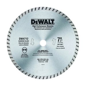 Dewalt 7 in. High-Performance Masonry Circular Saw Bladeimage