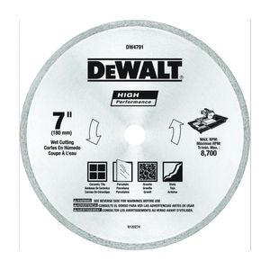 Dewalt 7 in. Tile Cutoff Wheelimage