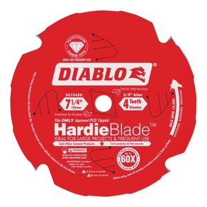 Diablo 7-1/4 in. 4 Tooth Fiber Cement Circular Saw Bladeimage