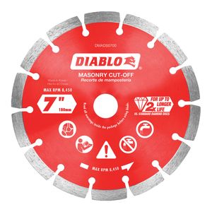 Diablo 7 in. Diamond Segmented Cut-Off Bladeimage