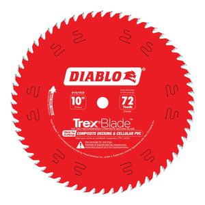 Diablo 10 in. 72-Tooth Decking Circular Saw Bladeimage
