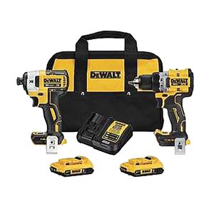 DEWALT 20 V Brushless Drill Driver and Impact Driver Combo Kitimage