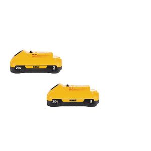 DeWALT 20 V MAX 3 AH Lithium-Ion Battery 2-Packimage