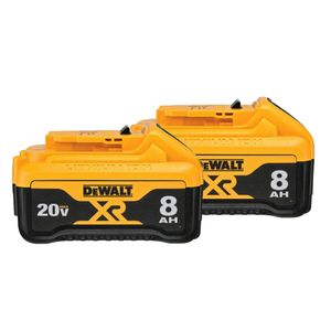 Dewalt 20 V 8 AH Lithium-Ion Battery 2-Packimage