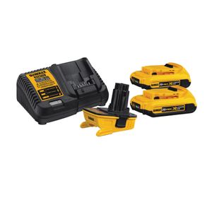 DEWALT 18V to 20V Battery Adapter Kit with Chargerimage