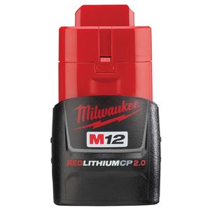 Milwaukee M12 REDLITHIUM 12 V. 2.0 AH Cordless Rechargeable Battery Packimage