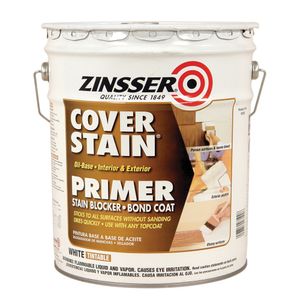 Zinsser 1 gal. White Flat Interior and Exterior Oil-Based Primer Sealerimage