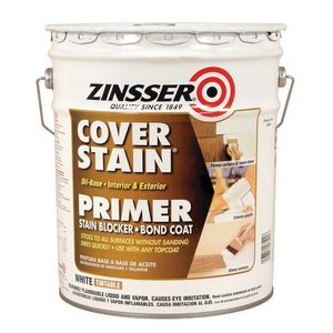Zinsser 5 gal. Cover-Stain Interior and Exterior Oil-Based Primer Sealerimage
