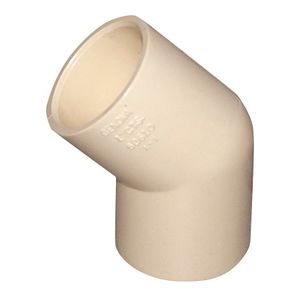 Nibco 1/2 in. 45-Degree Chlorinated Polyvinyl Chloride Pipe Elbowimage