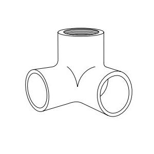 IPEX 3/4 in. x 3/4 in. x 1/2 in. PVC Side Outlet Elbowimage