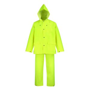 Diamondback Large 3-Piece Yellow Polyester Rain Suitimage